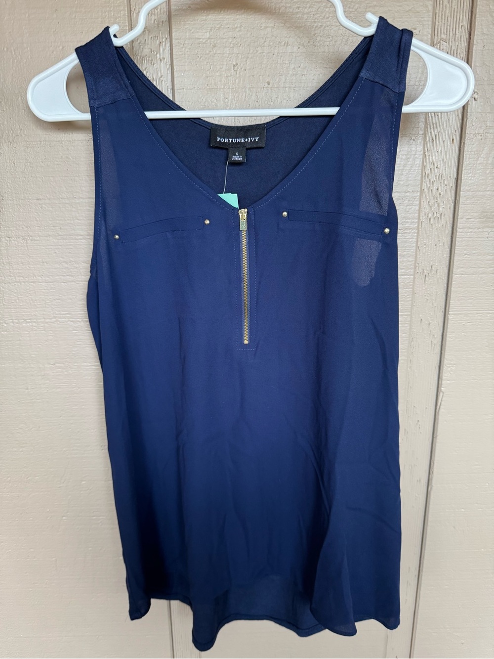 Fortune & Ivy Tank Size Small
